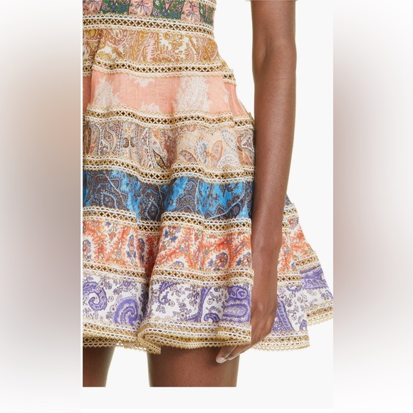 ZIMMERMAN Devi spliced mini dress - Picture 7 of 9